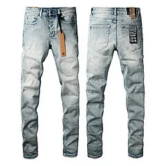 Unbranded Jeans Distressed Slim-Fit product detail image 16