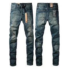 Unbranded Jeans Distressed Slim-Fit product detail image 48