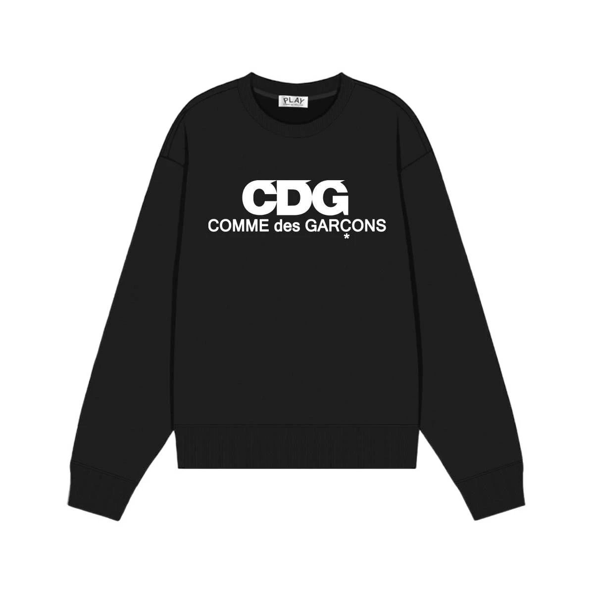 Comme des Garçons Play Logo Print White Sweatshirt Sweater - 6
