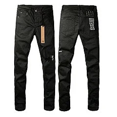 Unbranded Jeans Distressed Slim-Fit product detail image 36