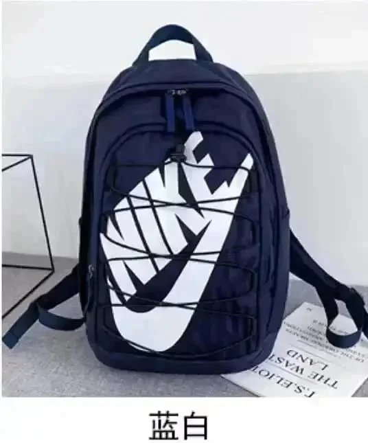 Nike Swoosh Graphic Backpack Navy and White - 1