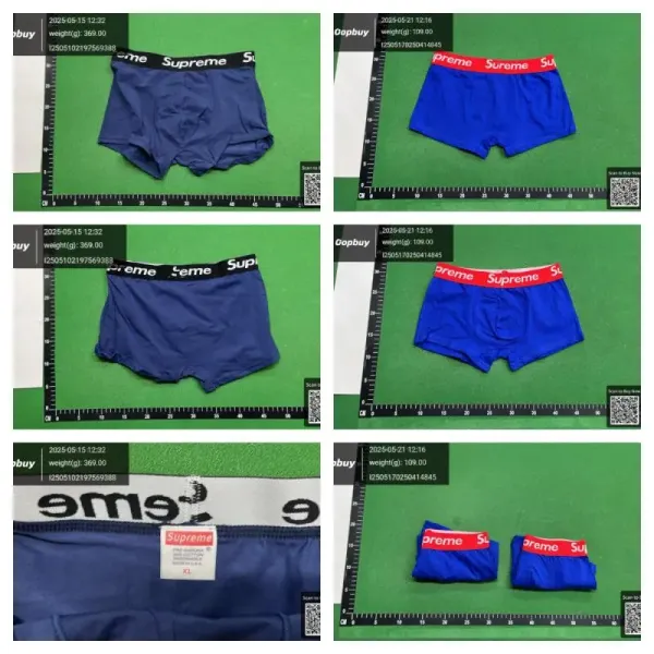Supreme Box Logo Waistband Boxer Briefs Gray Underwear - 7