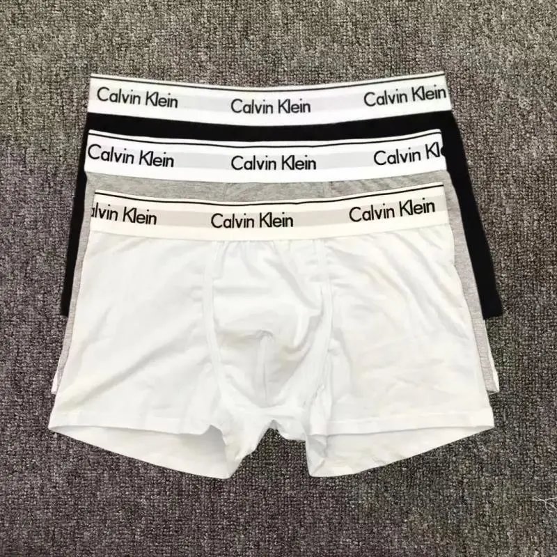 Calvin Klein Modern Cotton Boxer Briefs White/Black/Gray Underwear - 1