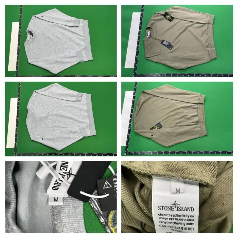 Stone Island Half-Zip Sweatshirt Beige Hoodie - 5