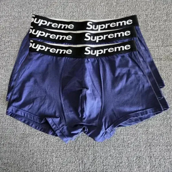 Supreme Box Logo Trunk Underwear Navy - 1