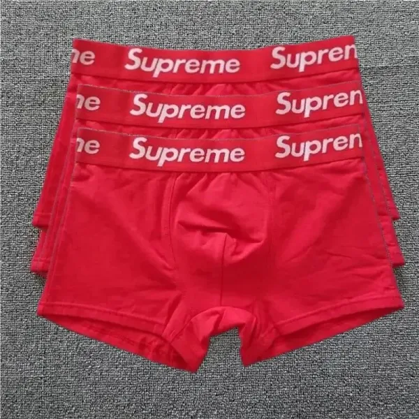 Supreme Box Logo Briefs Red Underwear - 1