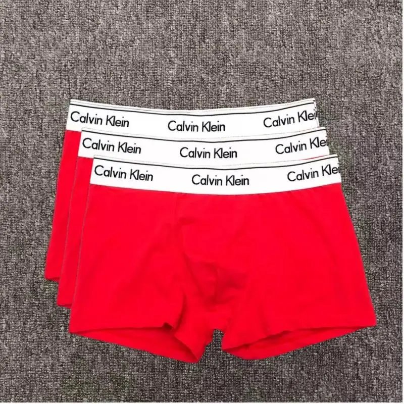 Calvin Klein Modern Cotton Boxer Briefs Red Underwear - 1