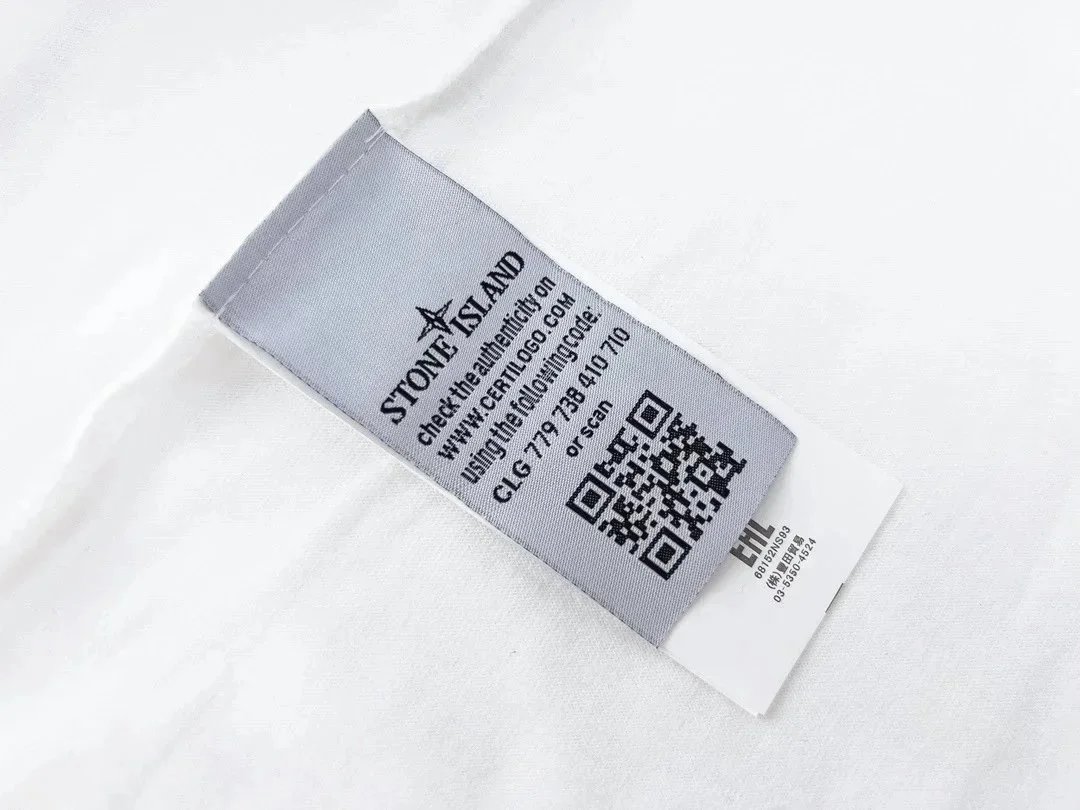 Stone Island Dripping Compass Logo Black T-Shirt - 9