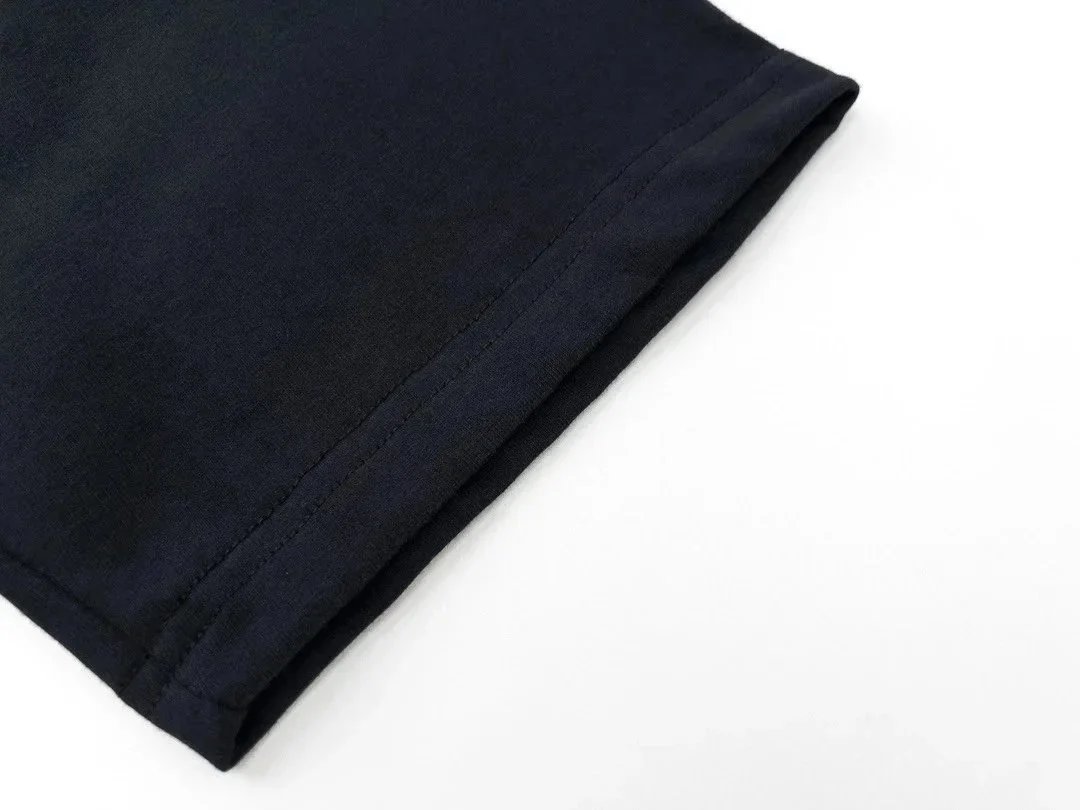 Stone Island Dripping Compass Logo Black T-Shirt - 5