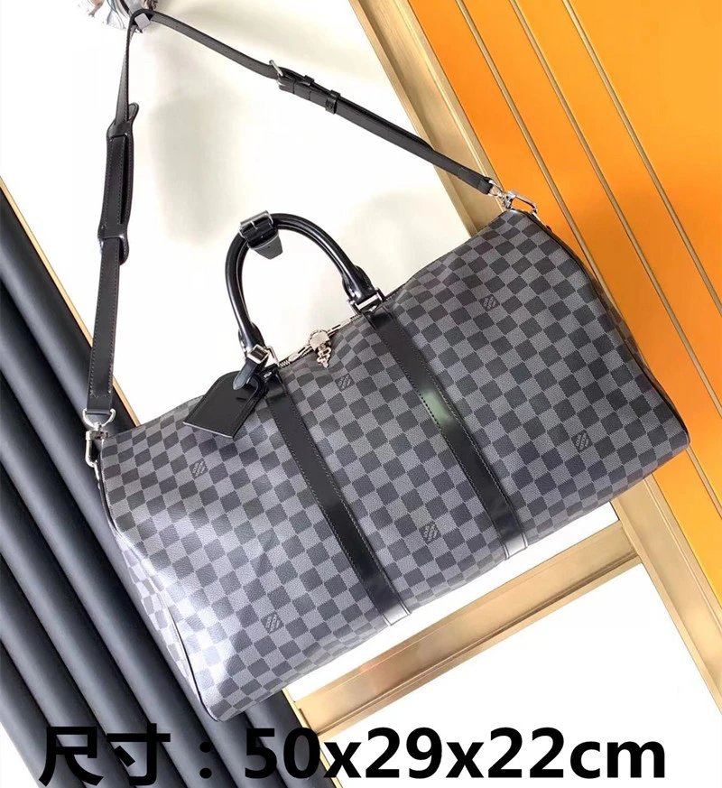 Louis Vuitton Travel Bags Monogram Barrel Bag with Shoulder Strap — 19