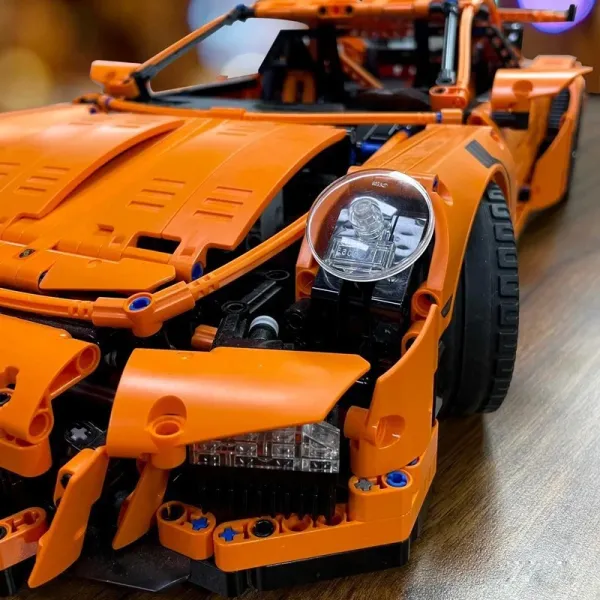LEGO Technic Porsche 911 GT3 RS Orange Building Set Electronics - 5