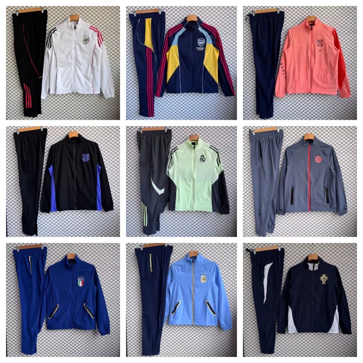 Juventus Training Tracksuit Black Yellow Pink - 5