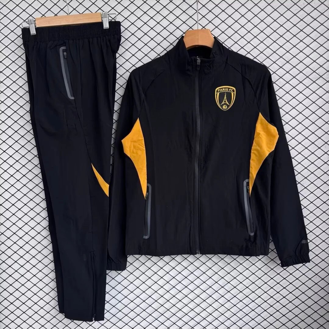 Juventus Training Tracksuit Black Yellow Pink - 27