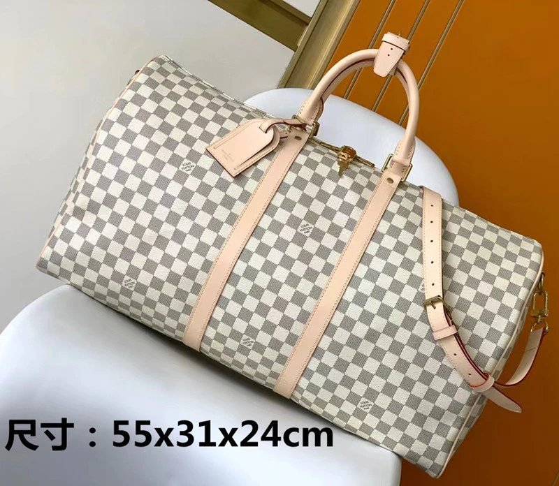 Louis Vuitton Travel Bags Monogram Barrel Bag with Shoulder Strap — 26