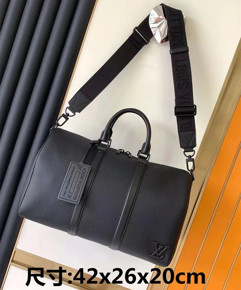 Louis Vuitton Travel Bags Monogram Barrel Bag with Shoulder Strap — 32