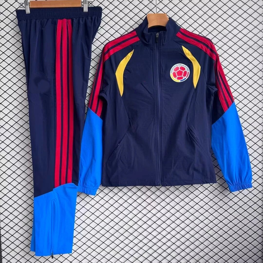 Juventus Training Tracksuit Black Yellow Pink - 12