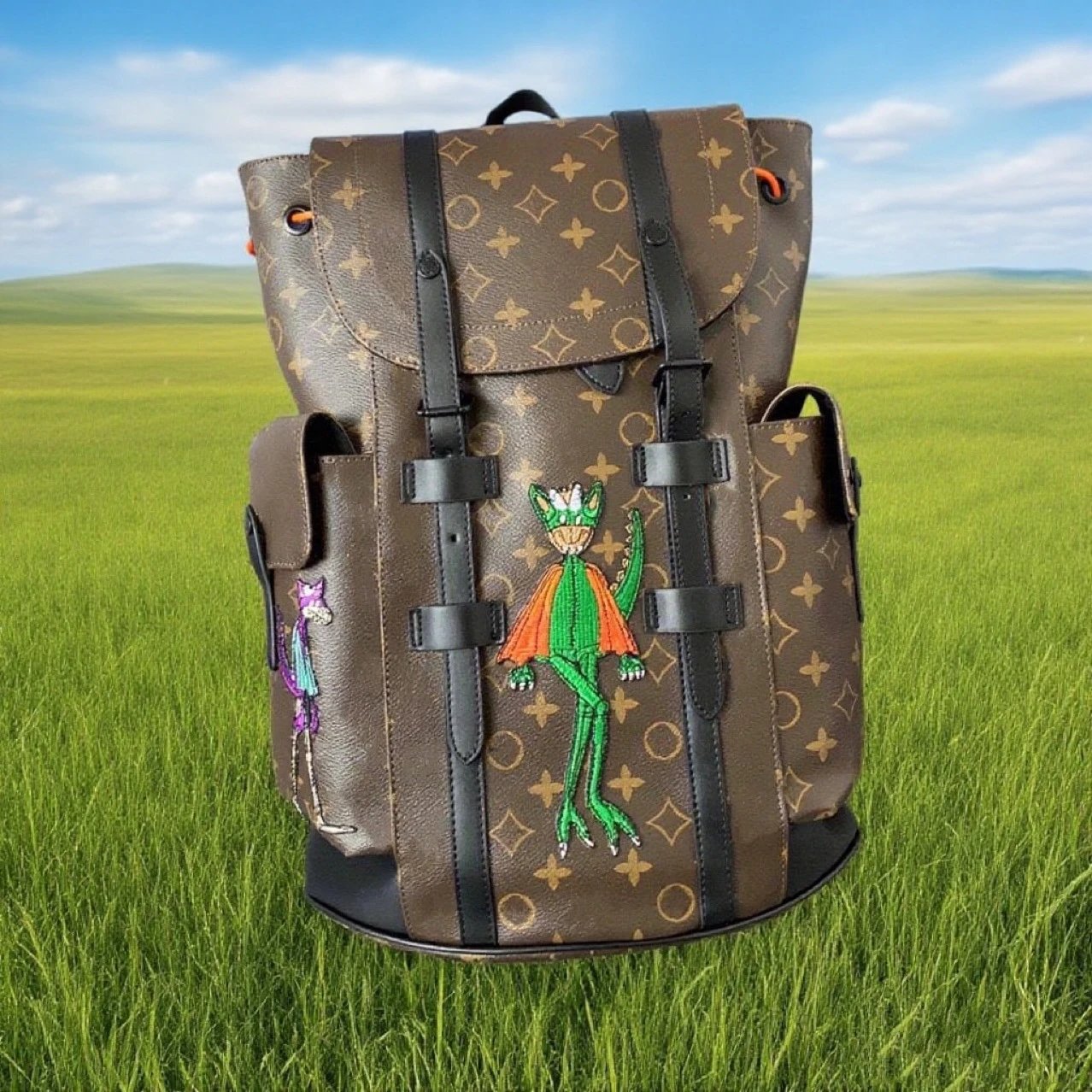 Louis Vuitton Monogram Empreinte Black Rucksack Backpack - 4