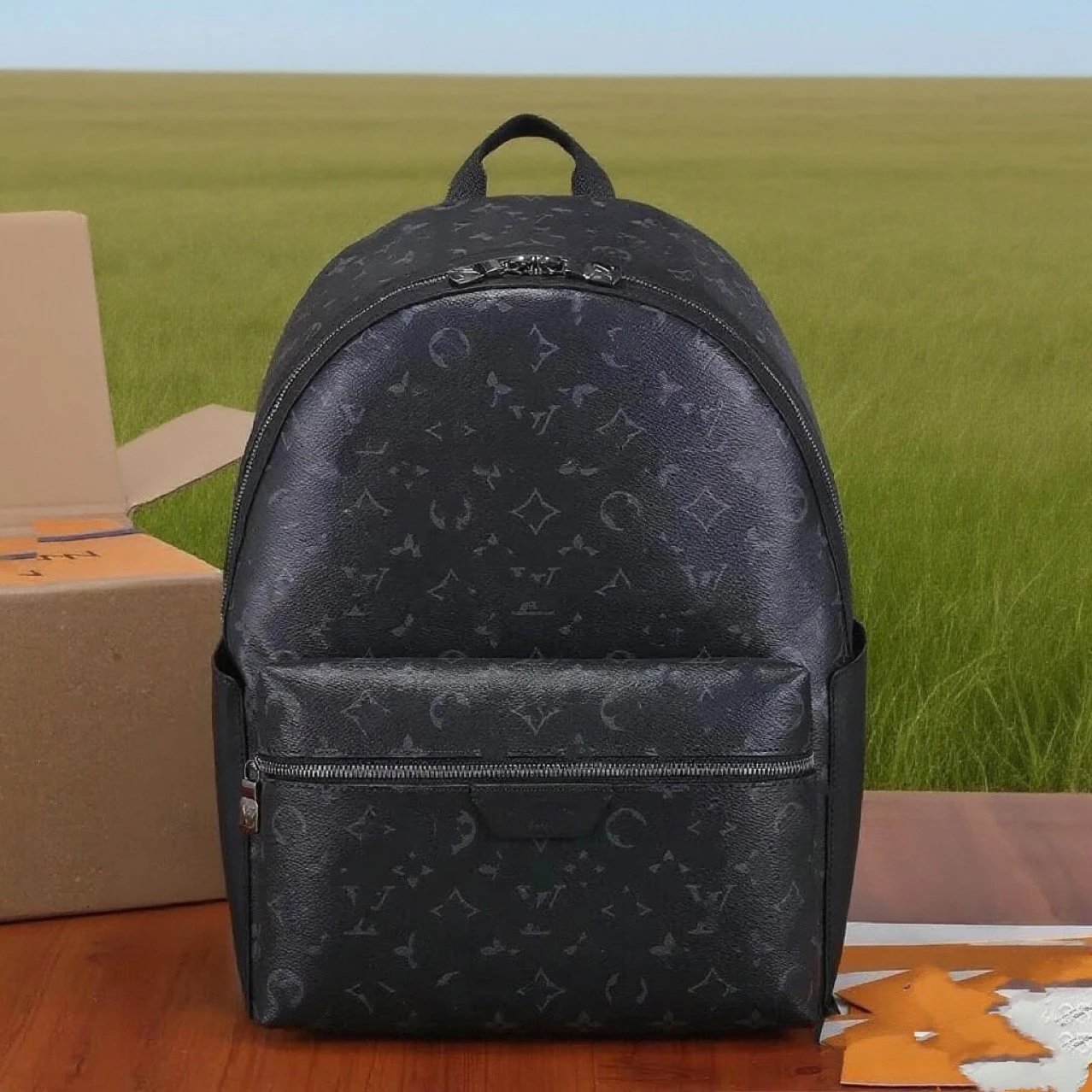Louis Vuitton Monogram Empreinte Black Rucksack Backpack - 9