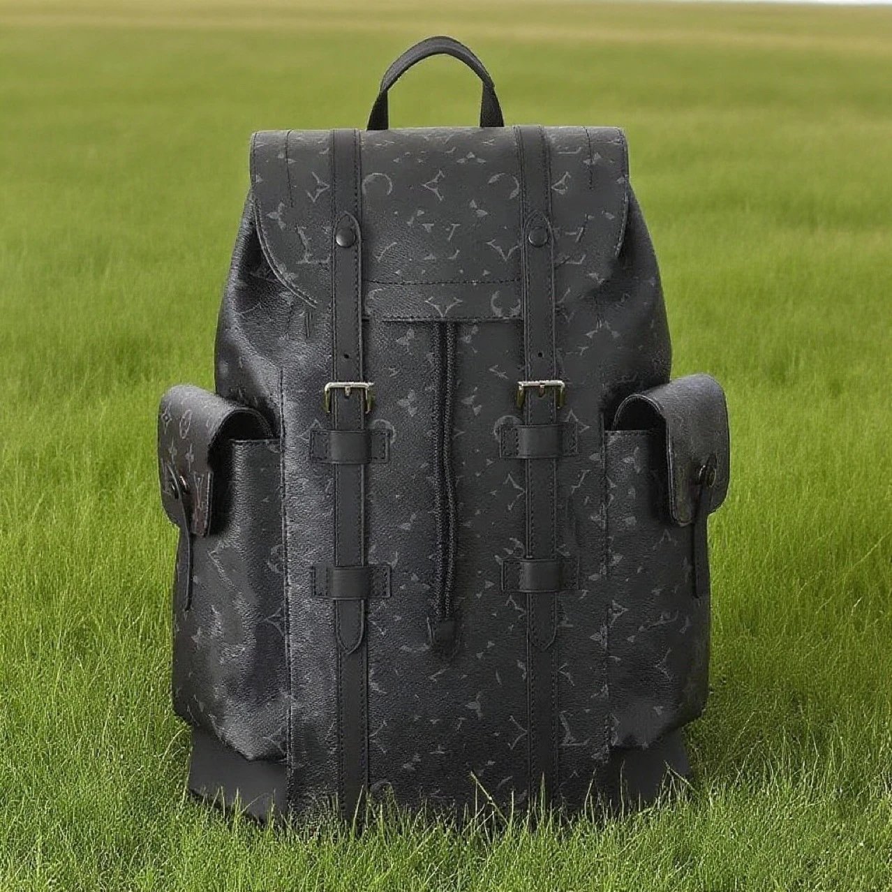 Louis Vuitton Monogram Empreinte Black Rucksack Backpack - 7