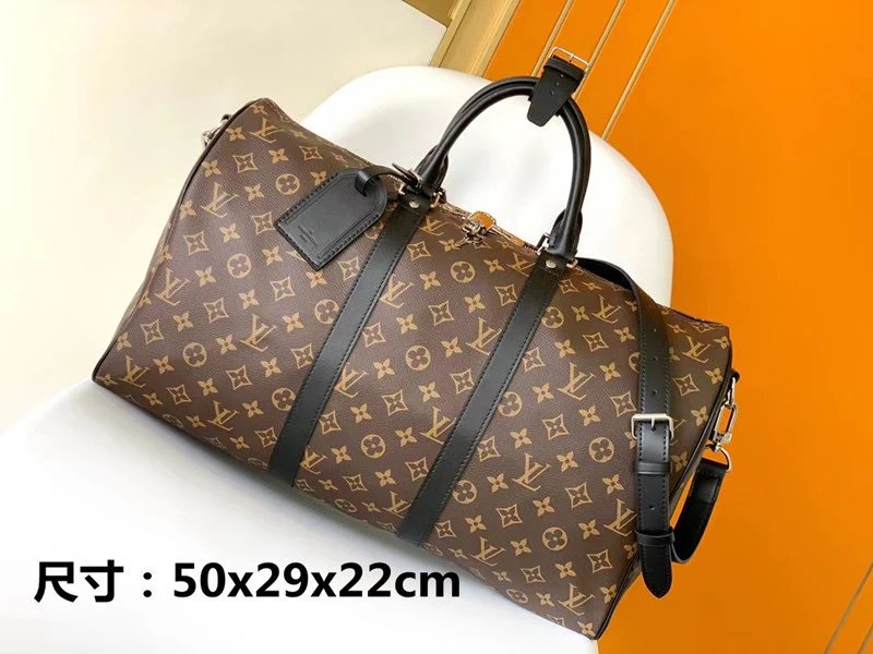 Louis Vuitton Travel Bags Monogram Barrel Bag with Shoulder Strap — 13
