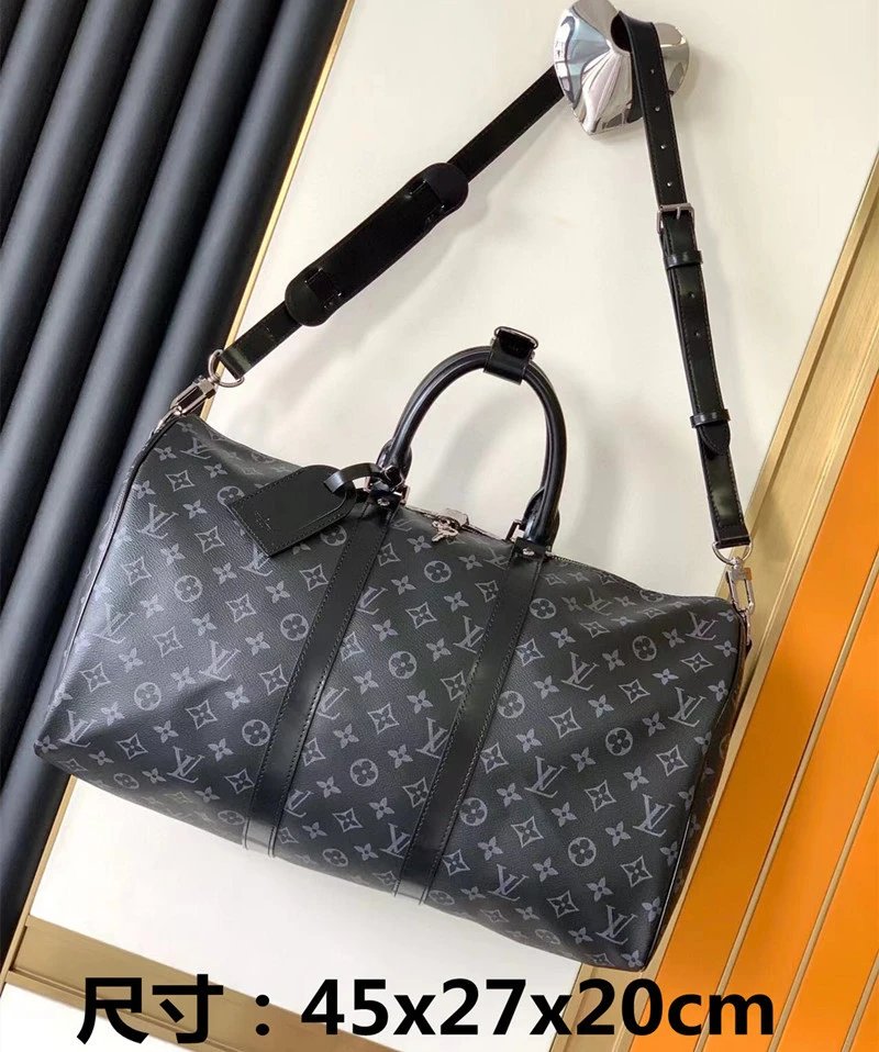 Louis Vuitton Travel Bags Monogram Barrel Bag with Shoulder Strap — 15