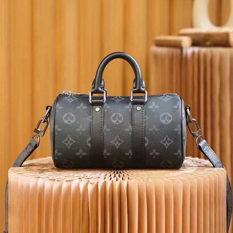 Louis Vuitton Travel Bags Monogram Barrel Bag with Shoulder Strap image 2