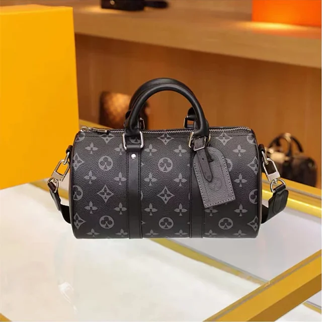 Louis Vuitton Travel Bags Monogram Barrel Bag with Shoulder Strap product detail image 2