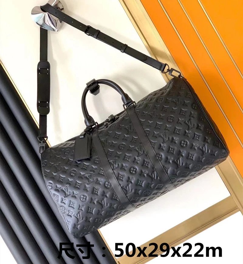 Louis Vuitton Travel Bags Monogram Barrel Bag with Shoulder Strap — 31