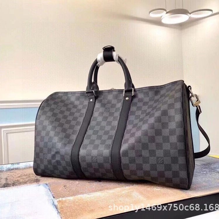 Louis Vuitton x Supreme Keepall Bandoulière 50 Epi Black Travel Duffle Bag - 2