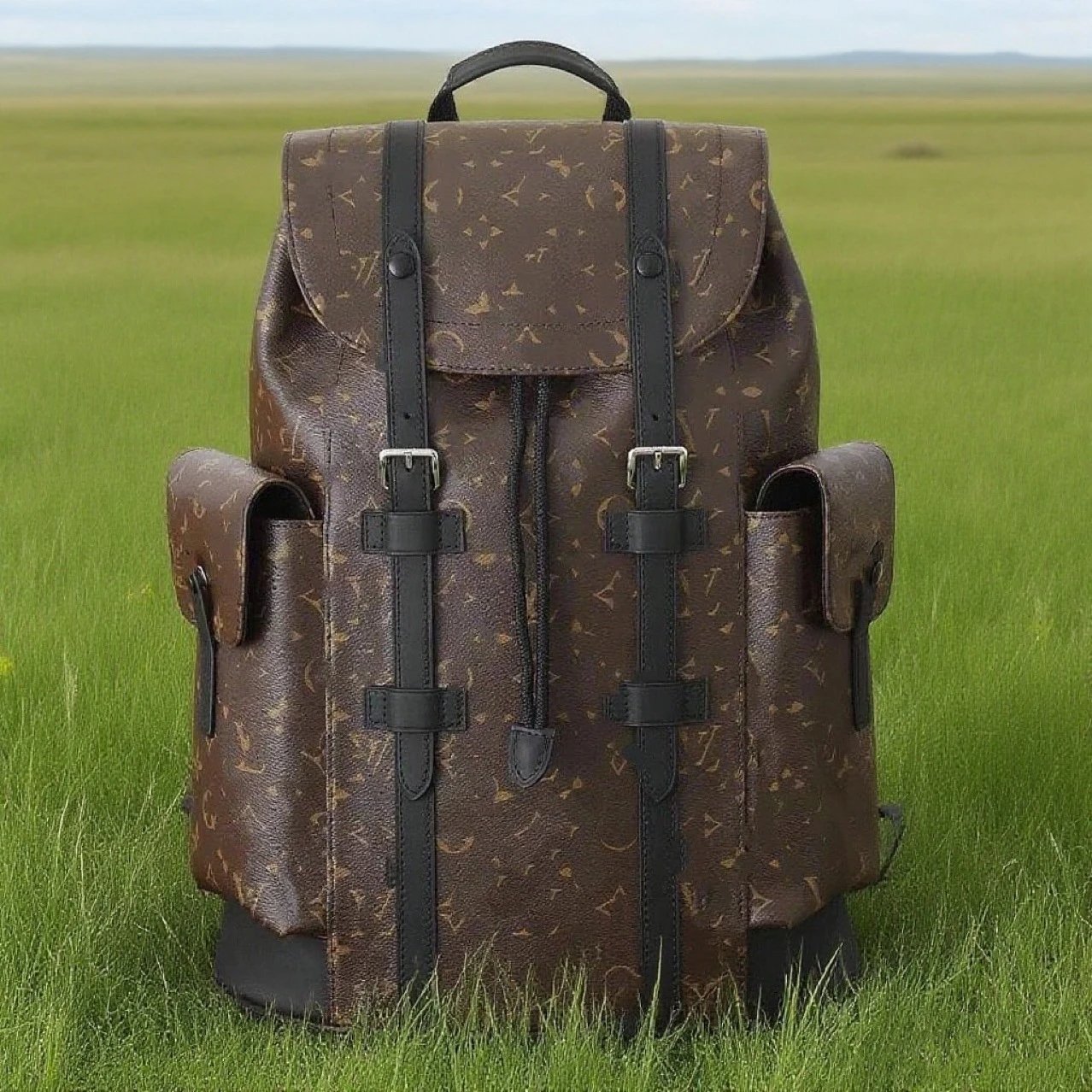Louis Vuitton Monogram Empreinte Black Rucksack Backpack - 3