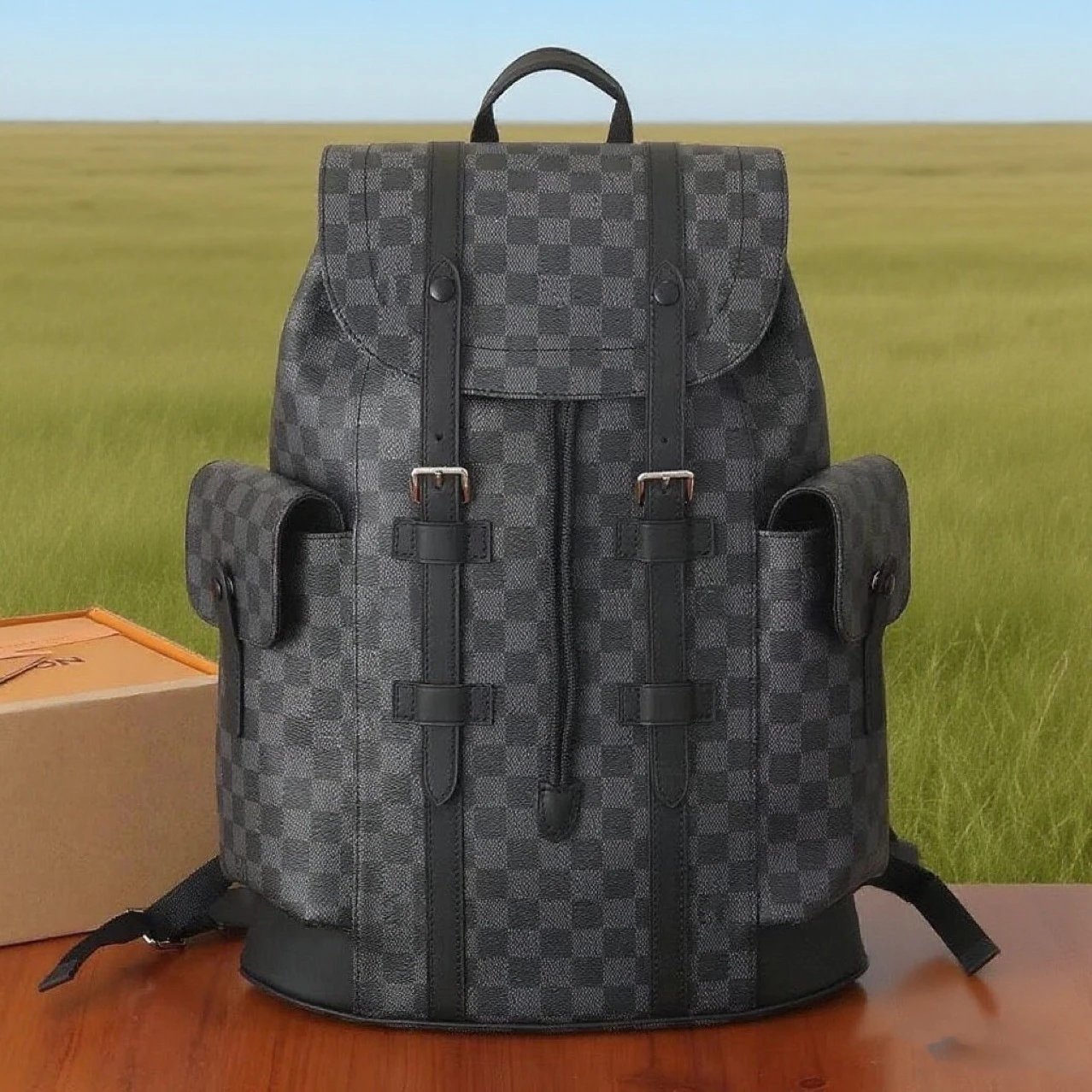 Louis Vuitton Monogram Empreinte Black Rucksack Backpack - 6