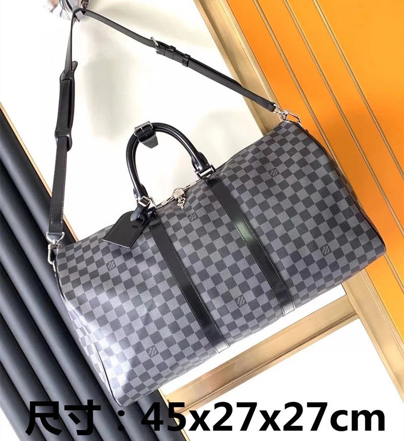 Louis Vuitton Travel Bags Monogram Barrel Bag with Shoulder Strap — 18