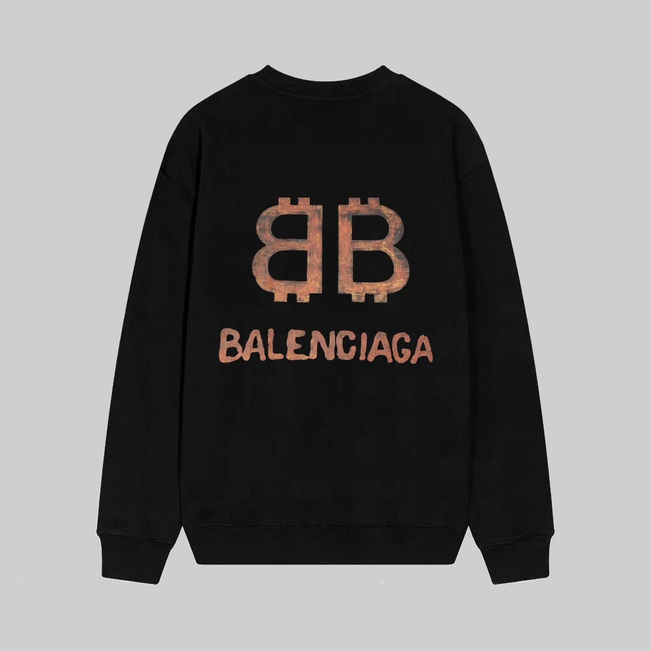 Balenciaga Bitcoin Logo Black Hoodie