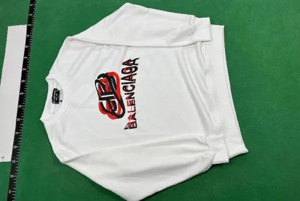 Balenciaga Sport Apparel Logo Print Black Hoodie - 7