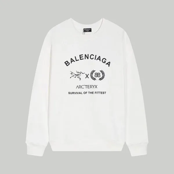Balenciaga x Arc'teryx Survival of the Fittest White Hoodie - 1
