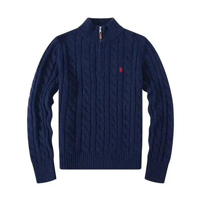 Polo Ralph Lauren Knitwear Cable-Knit Quarter-Zip Sweater product detail image 7