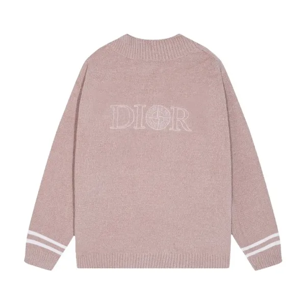 Dior Oblique Knit Sweater Pink - 1