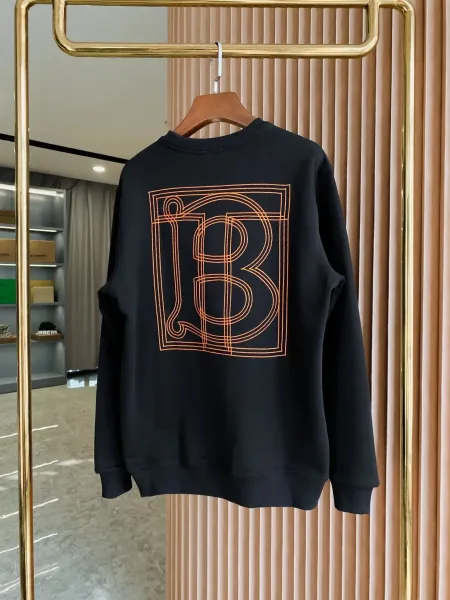 Burberry Monogram Outline Sweatshirt Black - 1