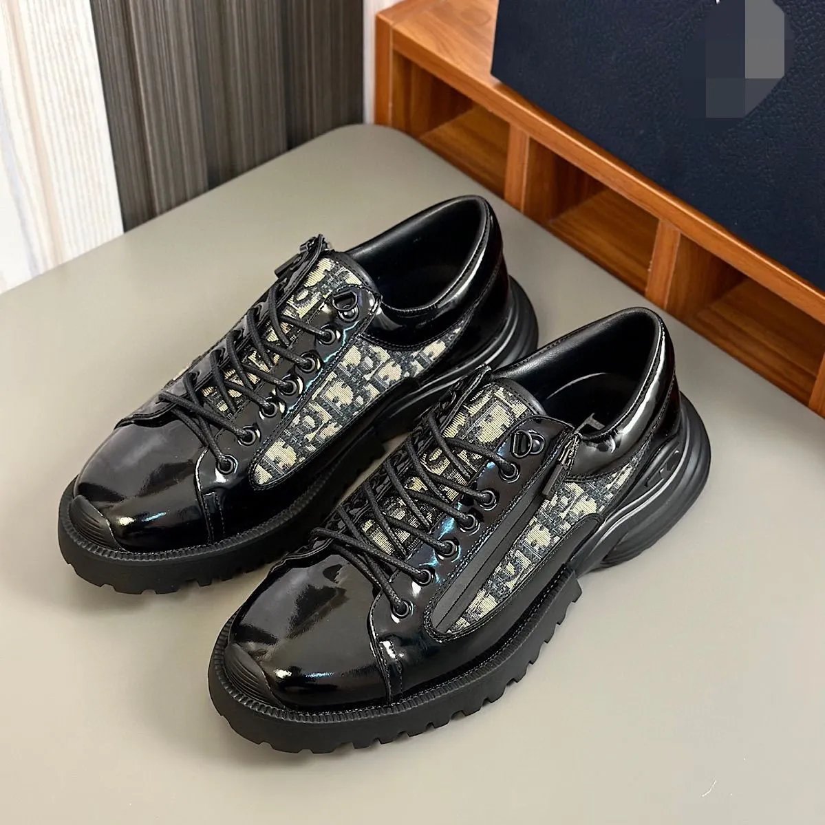 Dior Leather Shoes Lug-Sole image 2