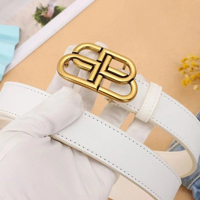 巴3.0白色古铜扣