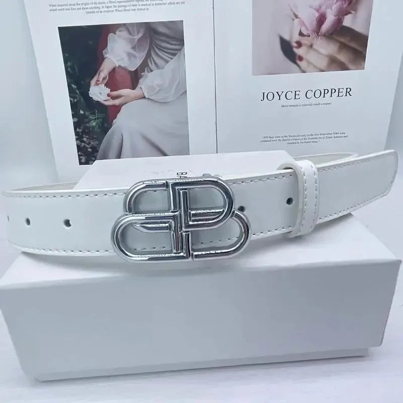 巴3.0白色亮银扣