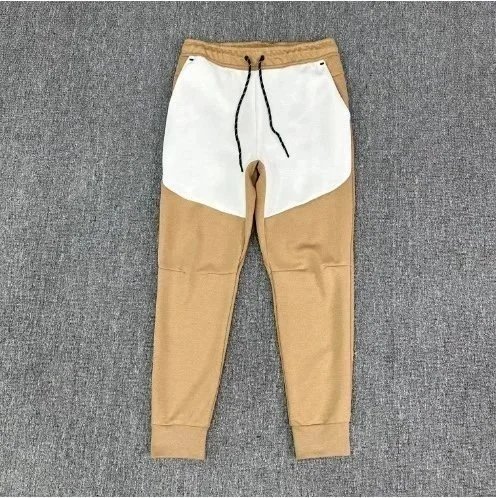 khaki and white pants