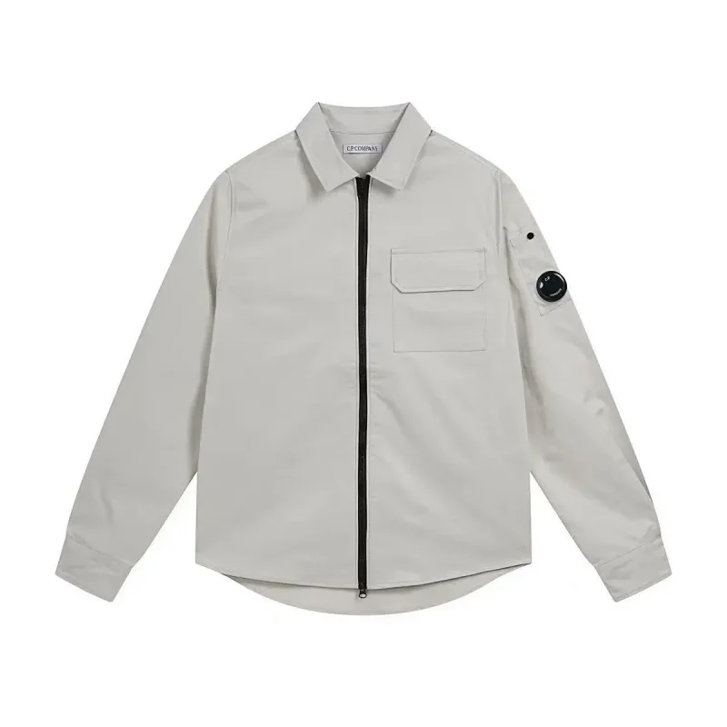 C.P. Company Classic Lens Badge Full-Zip Cargo Shirt Jacket - rep kurtki
