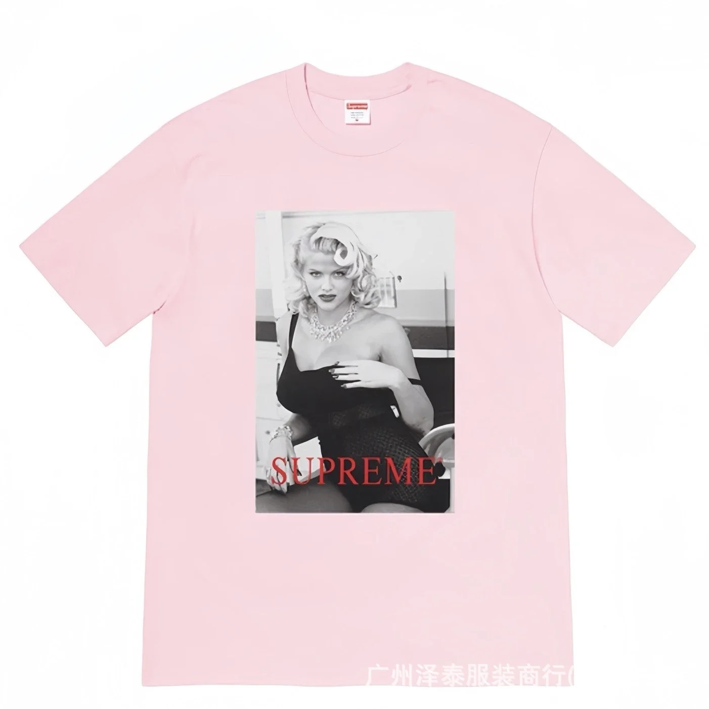 Supreme Anna Nicole portrait short-sleeved shirt