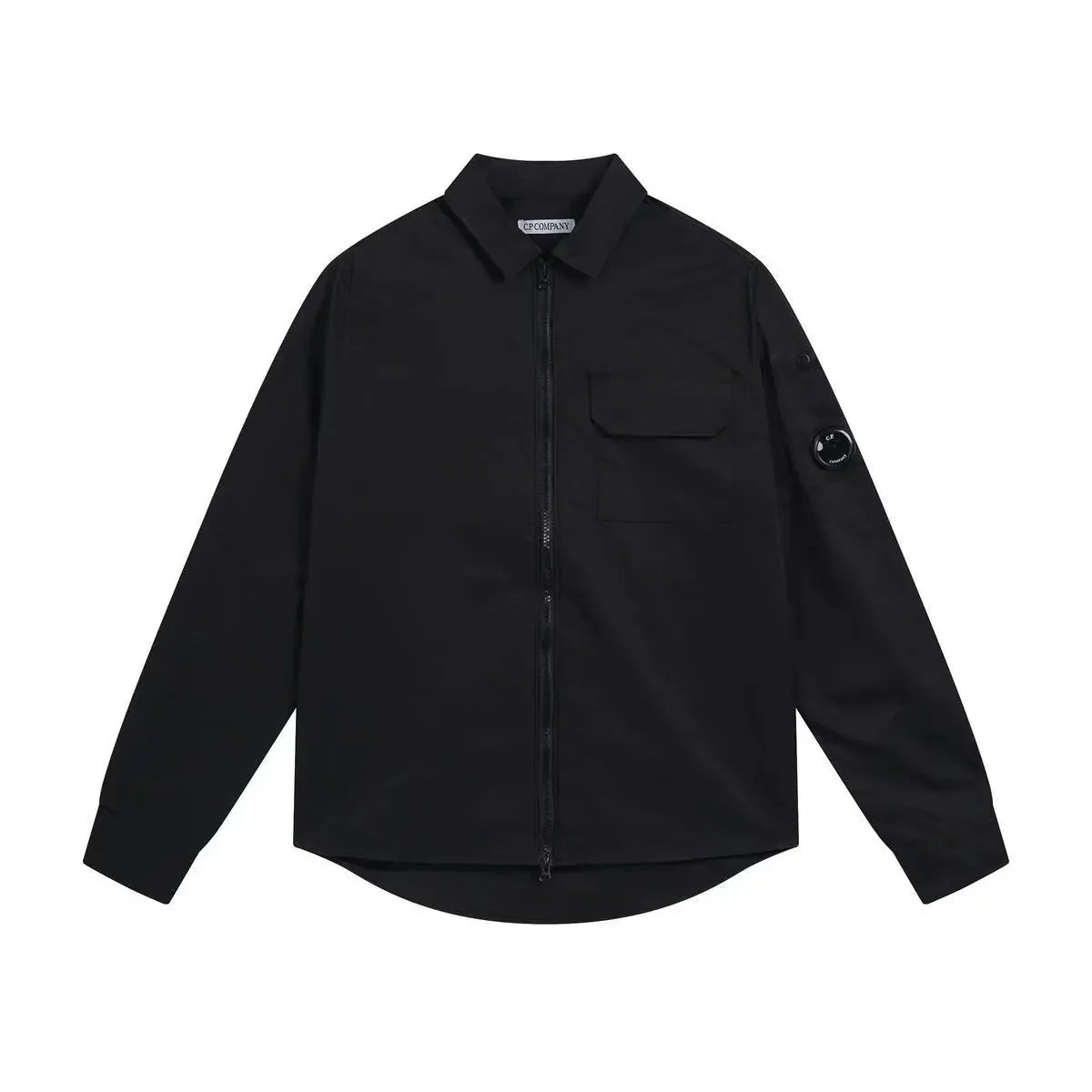 C.P. Company Classic Lens Badge Full-Zip Cargo Shirt Jacket