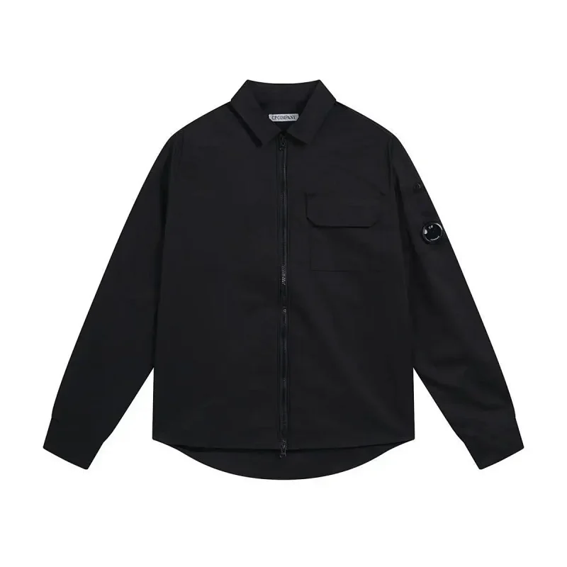 C.P. Company Classic Lens Badge Full-Zip Cargo Shirt Jacket - rep kurtki