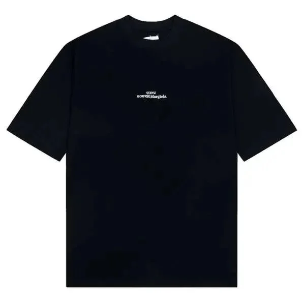 Maison Margiela-Style Minimalist Logo Short-Sleeve T-Shirt