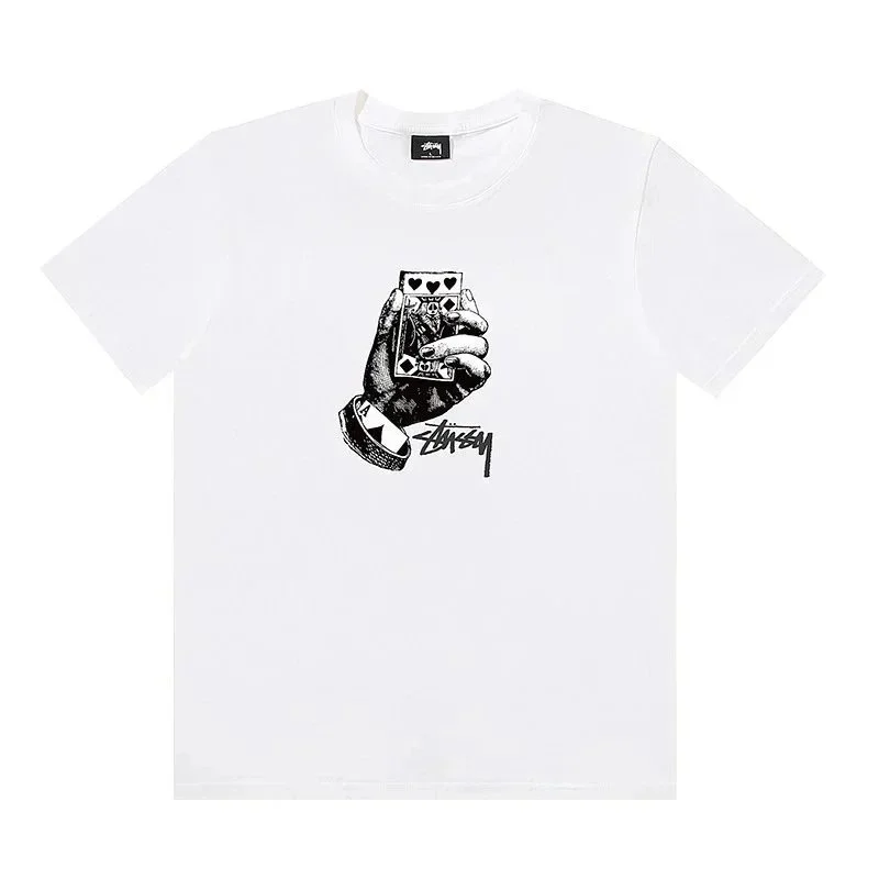 Stussy Poker Hands Sketch Short-Sleeve