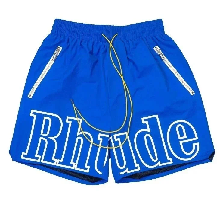Rhude blue swim shorts