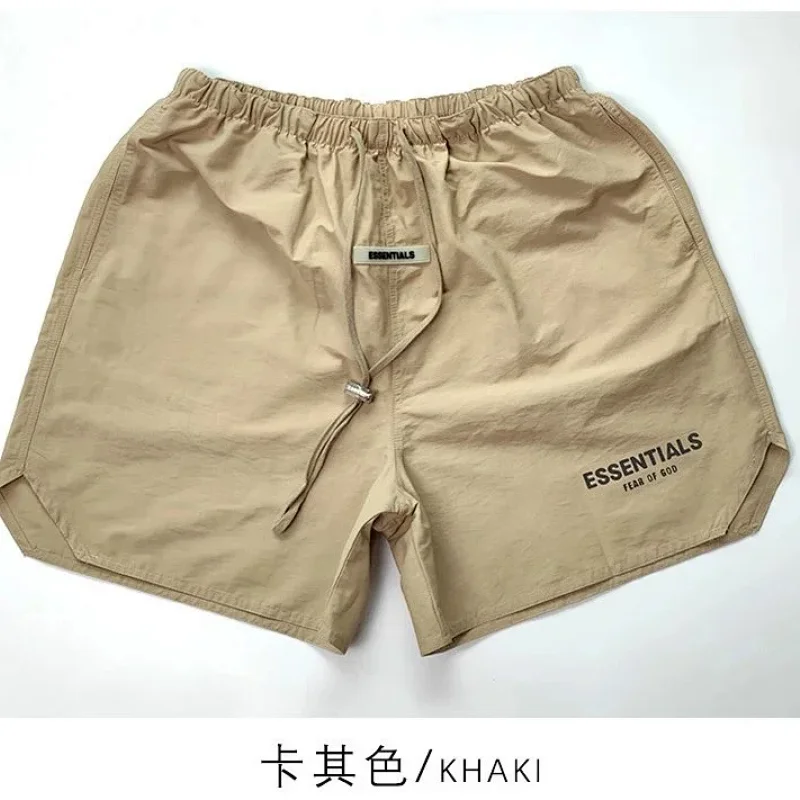 Essentials by Fear of God Khaki Nylon Casual Shorts - rep Essentials